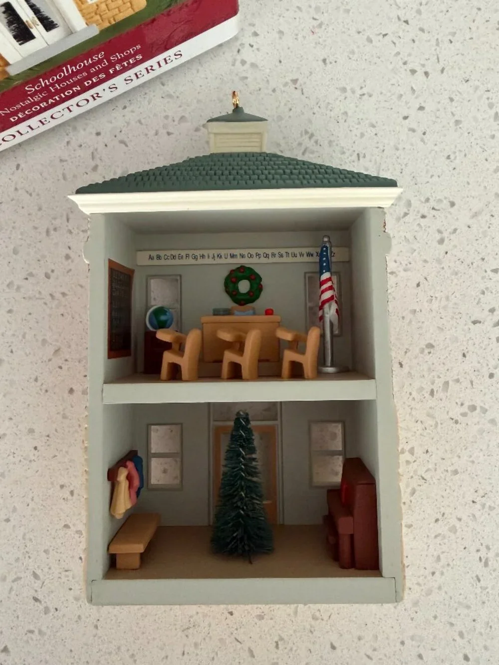 Hallmark Ornament Nostalgic Houses and Shops Schoolhouse #17